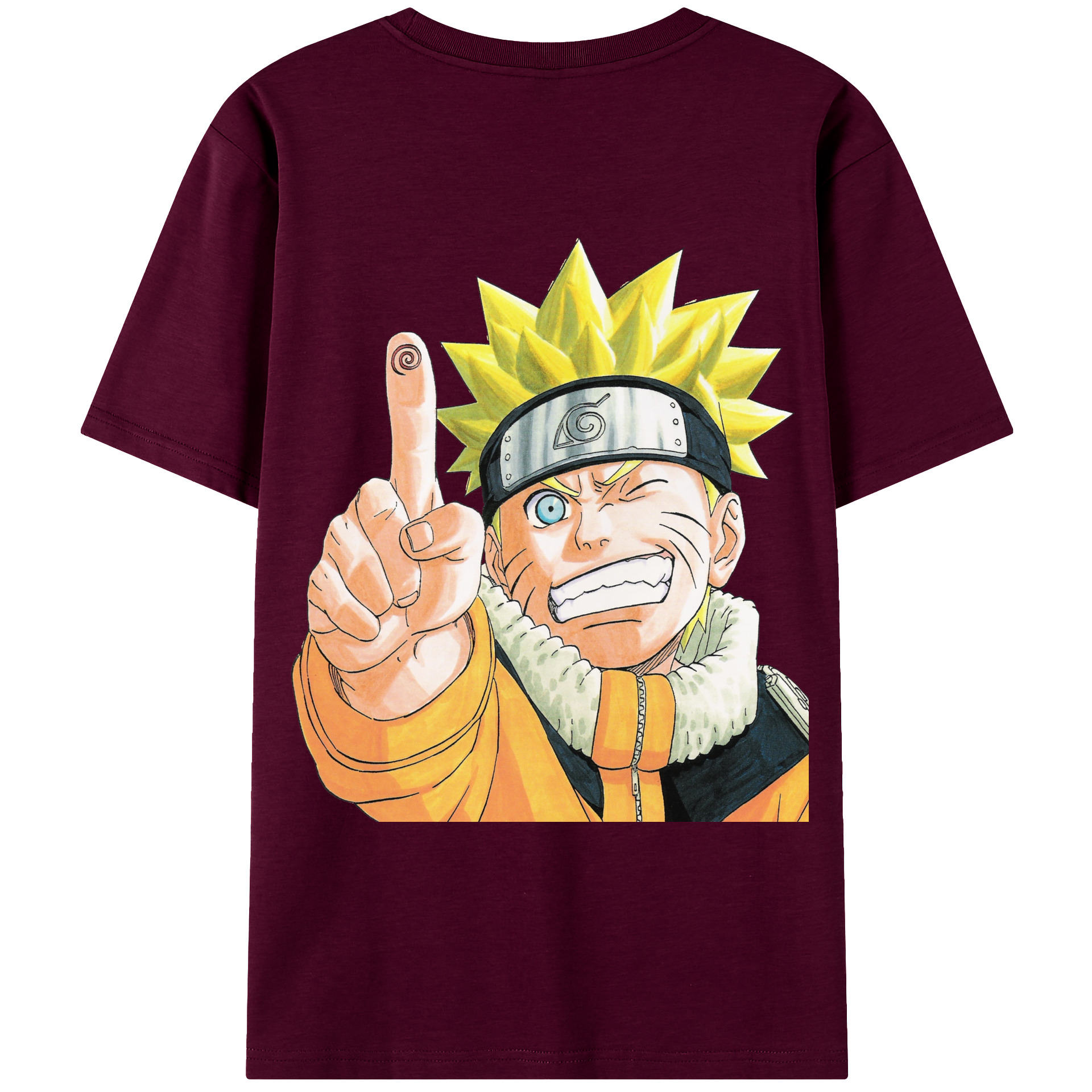 （画像用） NARUTO -ナルト- うずまき ナルト Uzumaki Naruto レディース半袖Tシャツ(バックプリント)